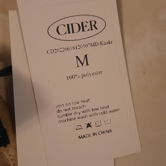 Cider Beige Long Sleeve Wrap Dress - Picture 2 of 11